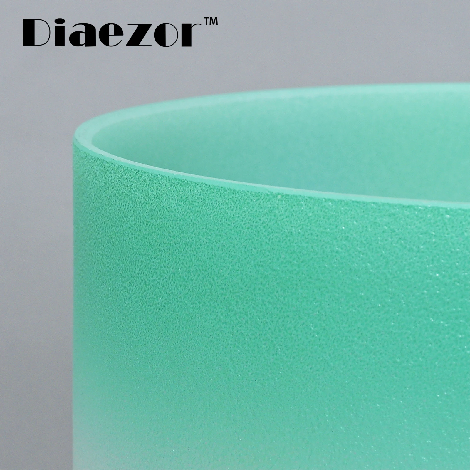 Diaezor 8 дюймов F note конфеты градиент поющая чаша для звука медитации зеленый и