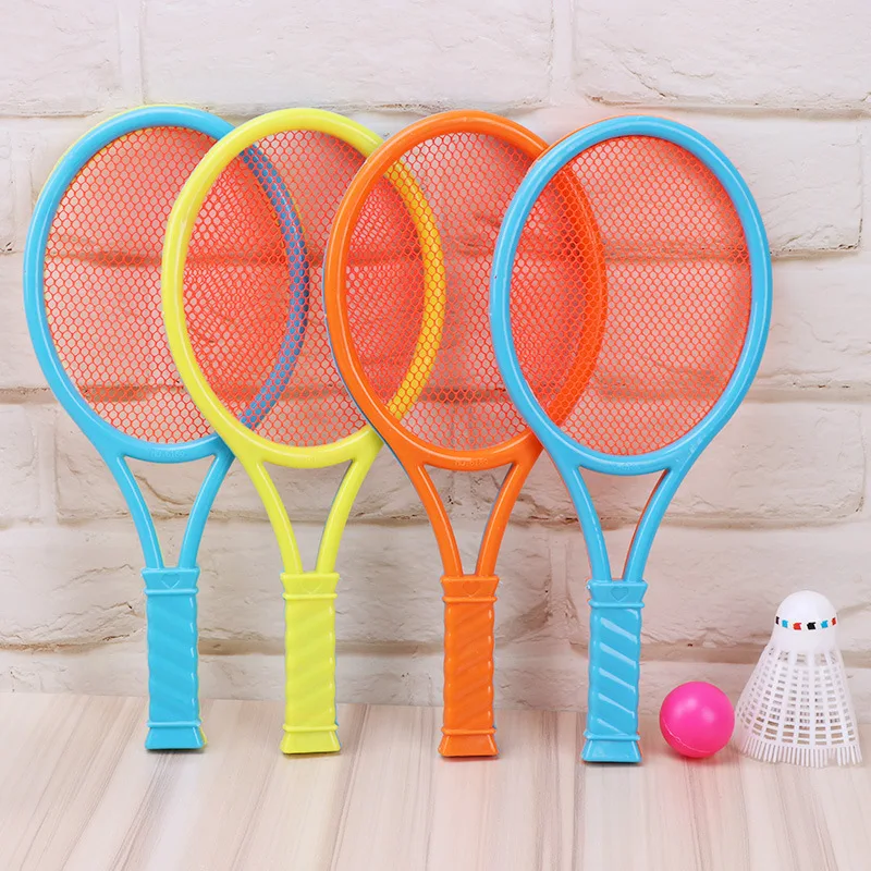 

1SET Badminton Tennis Rackets Balls Set Children Kids Outdoor Parent-Child Sports Educational Game Toys