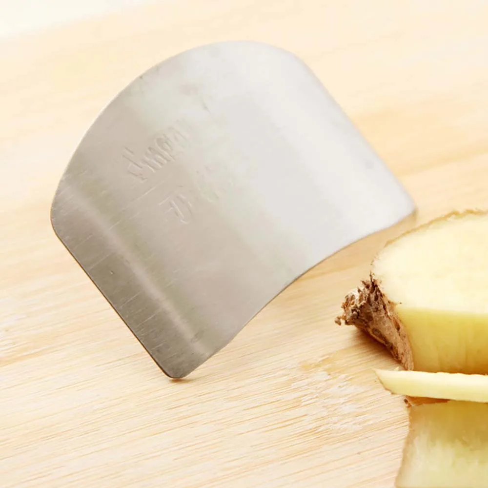 

High Quality Protect Finger Safe Kitchen Stainless Steel Cutting Slice Protection Tools Hot Sale Finger Protects Wholesale 40p
