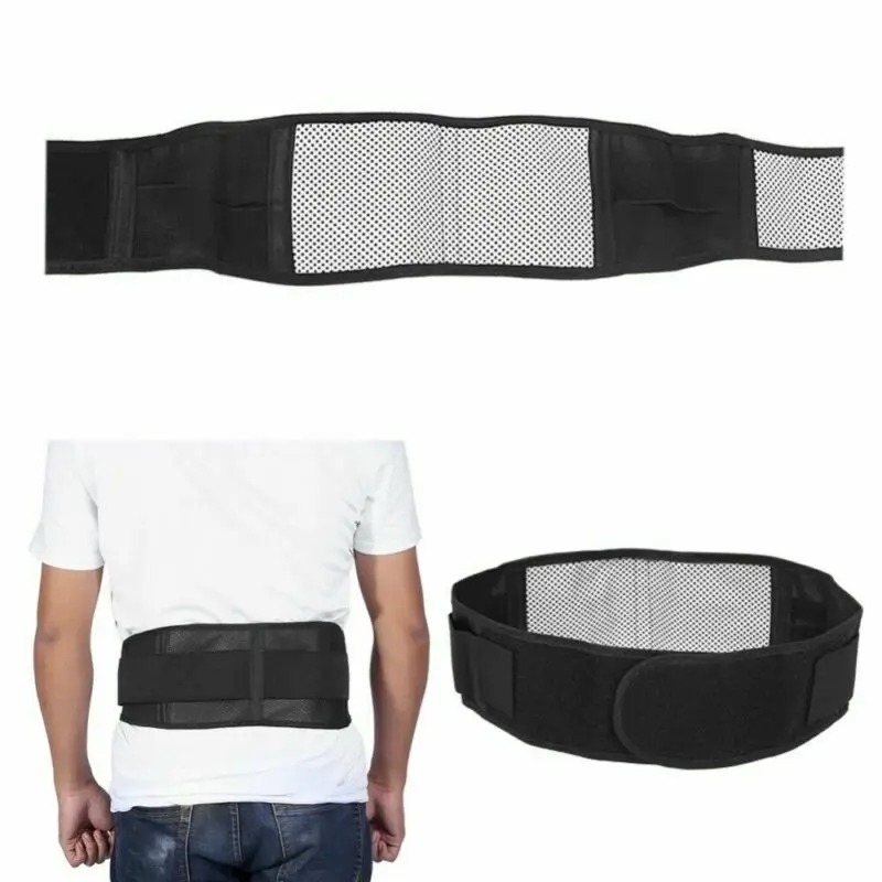 

New Posture Corrector Support Magnetic Back Support Brace Belt Lumbar Lower Waist Double Adjustable PainRelief For Men Women