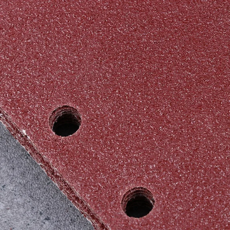 

60Pcs 8 Holes Square Sandpaper Assorted Dry Wet Abrasive Sand Paper for Wood Metal Automotive Sanding Furniture