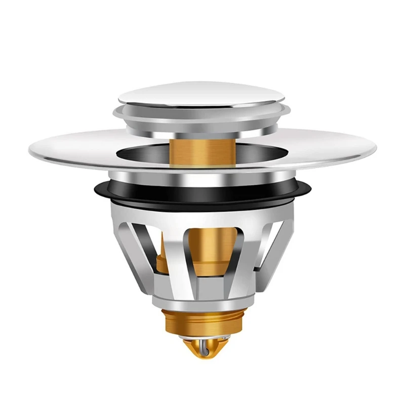 

Пробка для слива раковины, сетчатый фильтр против засоров, пробка для слива раковины с корзиной, универсальная для кухни и ванной комнаты