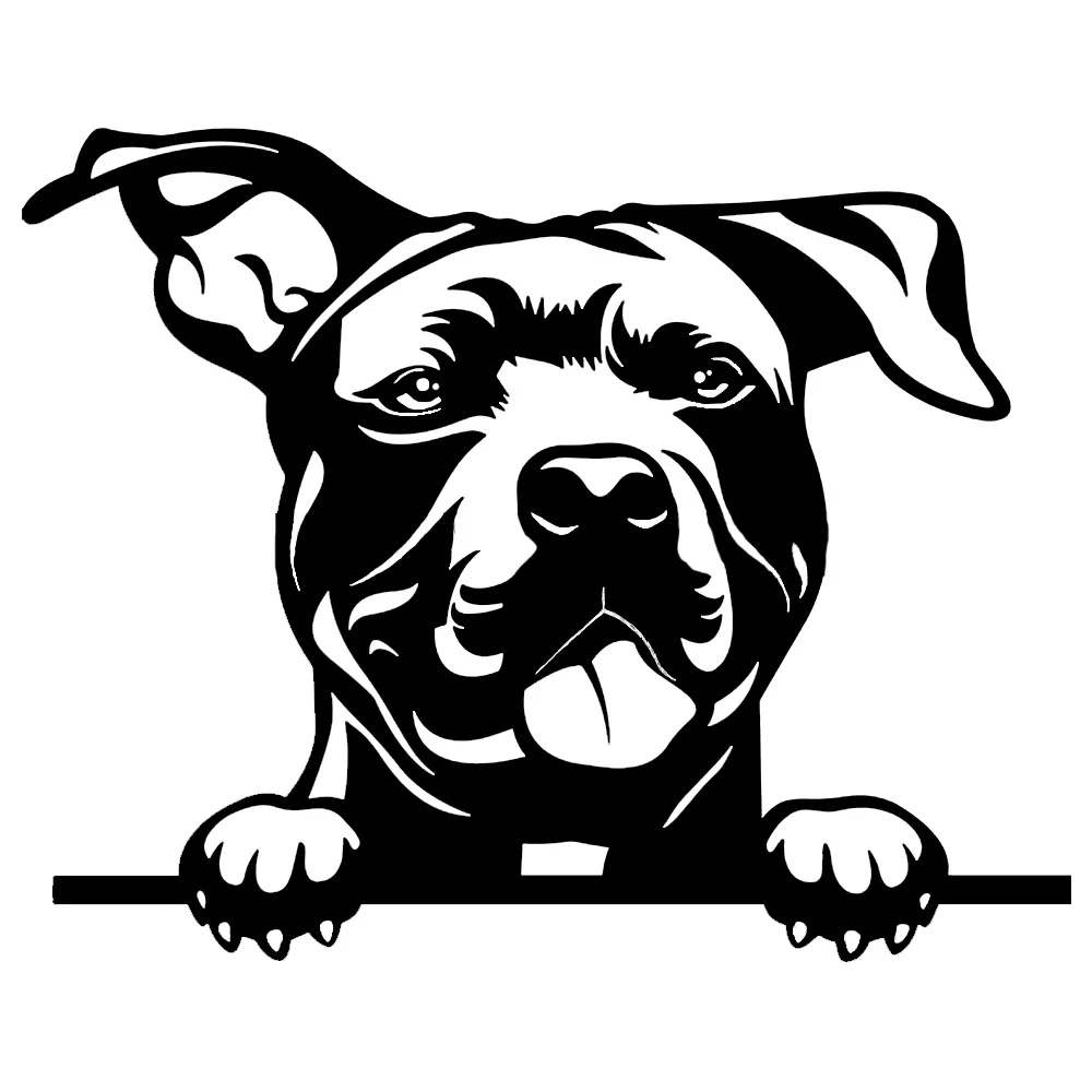 X 12 см Американский Питбуль Собака счастливая терьер лапа щенок аксессуары для