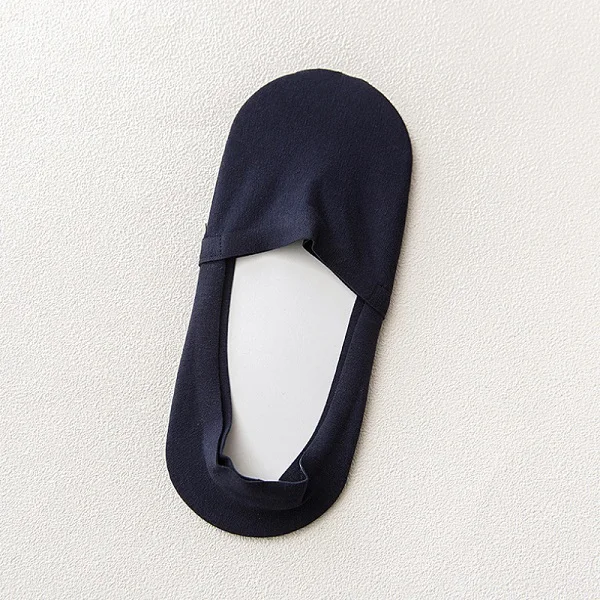 5 Pair Mens Socks 100 Cotton High Quality Male Silicone Non-slip Boat Socks Seamless Invisible Happysocks 24 - Color: D
