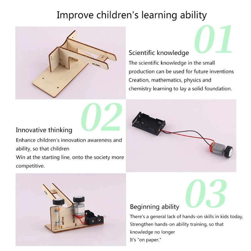 

Developmental STEM Kits Electric Launcher Gear Transmission Cognition for Teens