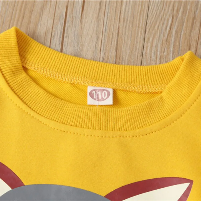 

2PCS Baby Girls Clothing Set Cartoon Animal Print Blouse Tops+Skirt Pants Outfits Baby Clothes Set