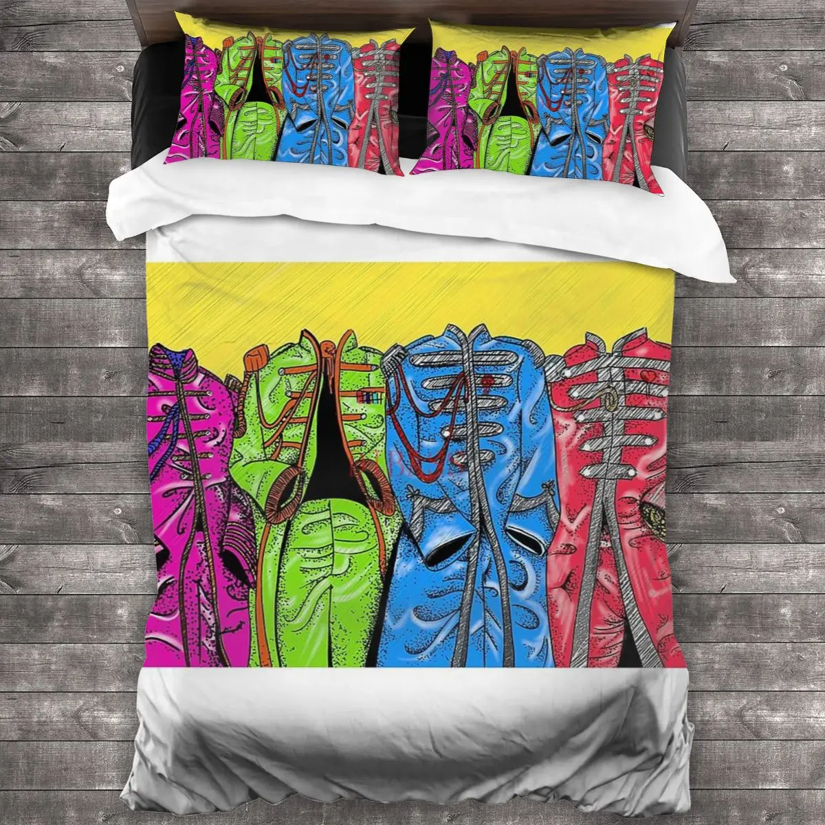 

Sgt Pepper Suit 100%Pure Cotton Comforter Set with 2 Pillowcase,Soft Microfiber Duvet Cover Set, Bedding Sets Bed Set