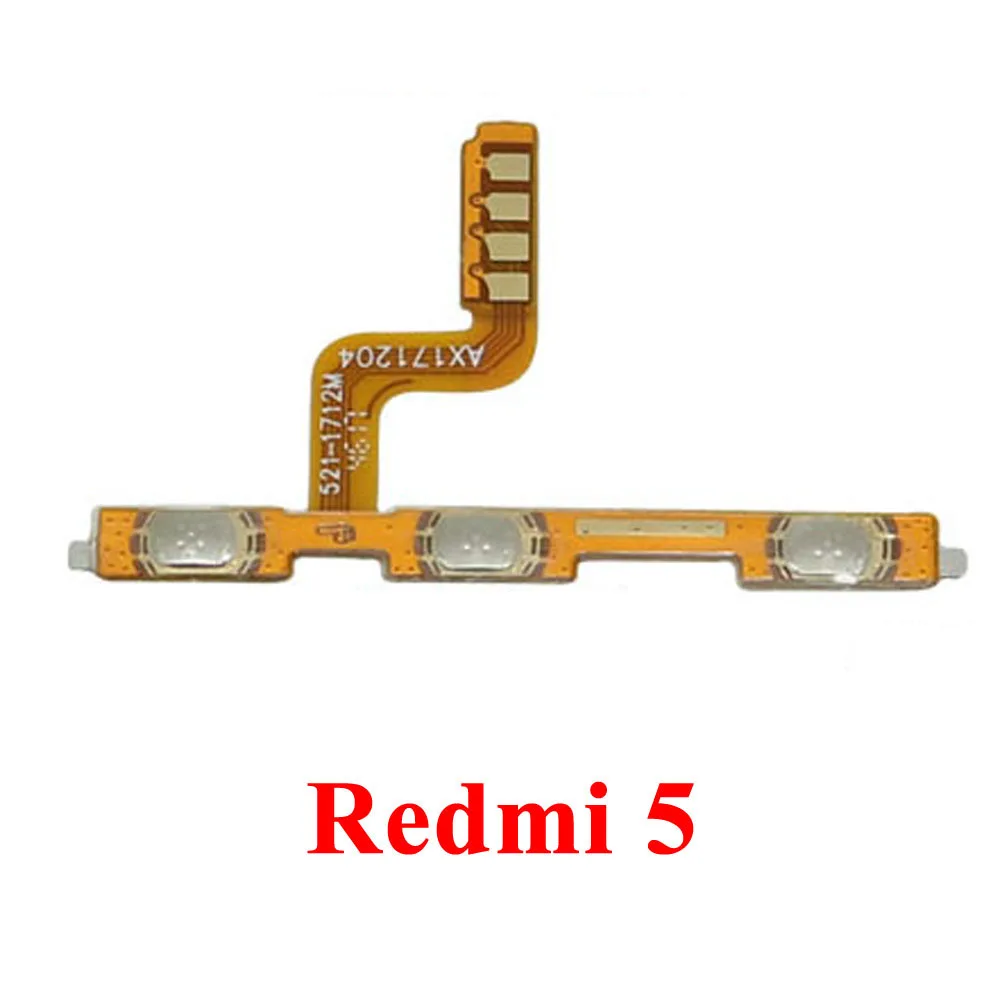 Кнопка включения и выключения громкости гибкий кабель для Xiaomi Redmi 3S 4A 5 Plus Note 2 5A 4 3