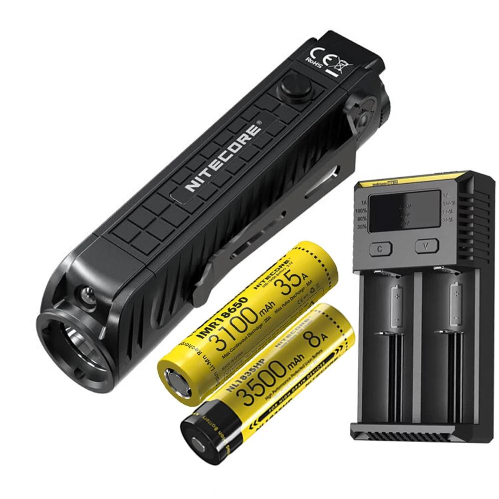 NITECORE P18 Unibody литой тактический фонарь XHP35 HD красный светодиодный Макс 1800 люмен дальность луча 182 м Открытый поисковый фонарь