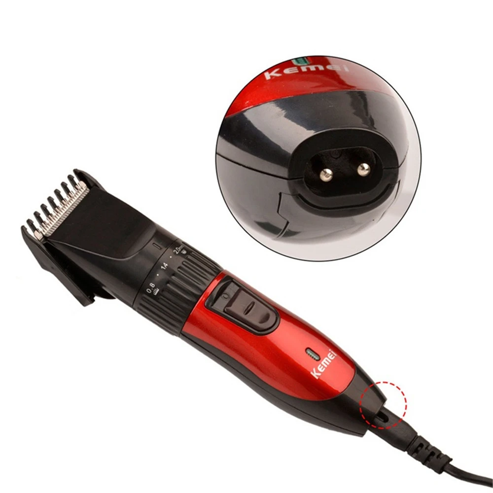 KEMEI перезаряжаемый тример для волос Низкий уровень шума электрическая машинка