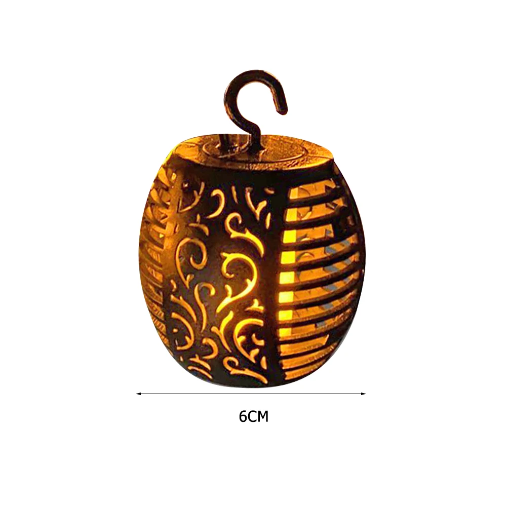 

Outdoor LED Solar String Light Hanging Hollow Flame Lantern Fairy Lamps Outdoor Garden Yard Art Landscape Lighting