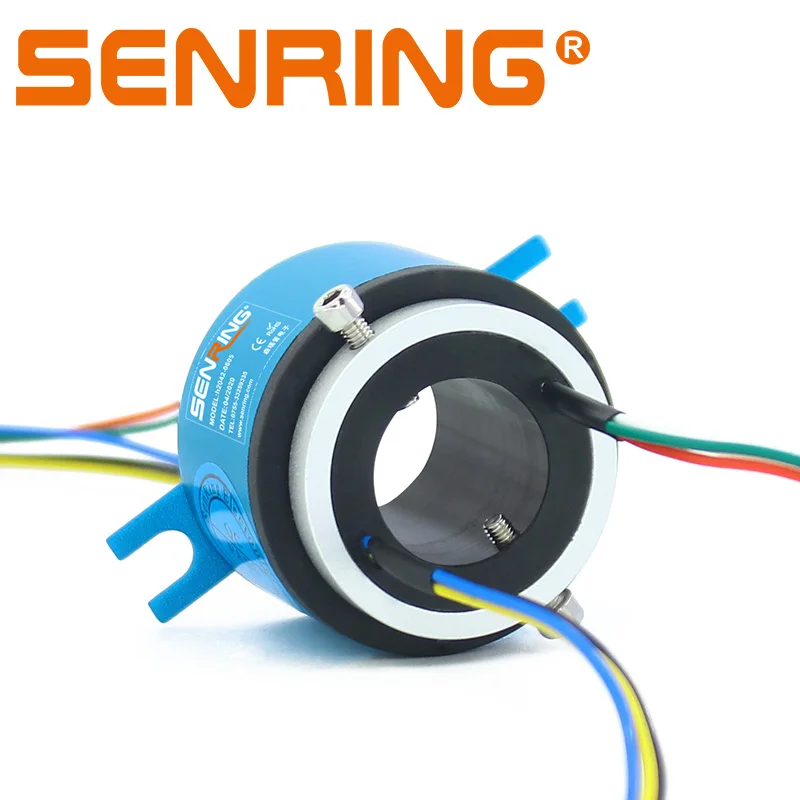 Smaller Bore Slip rings hole size 20mm with OD42mm 6/12wires 5A Current Transfer for Rotating Lighted Display Robotic Machinery