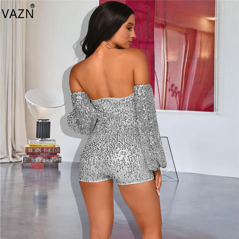 VAZN ME320 новый летний повседневный комбинезон с длинными рукавами сексуальный