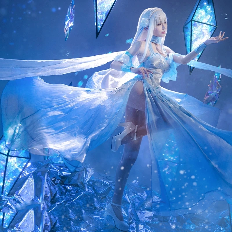 

Женский костюм для косплея из аниме «Re: жизнь в другом мире от нуля», эротичное платье Амелии, костюм для Хэллоуина, бесплатная доставка, нов...