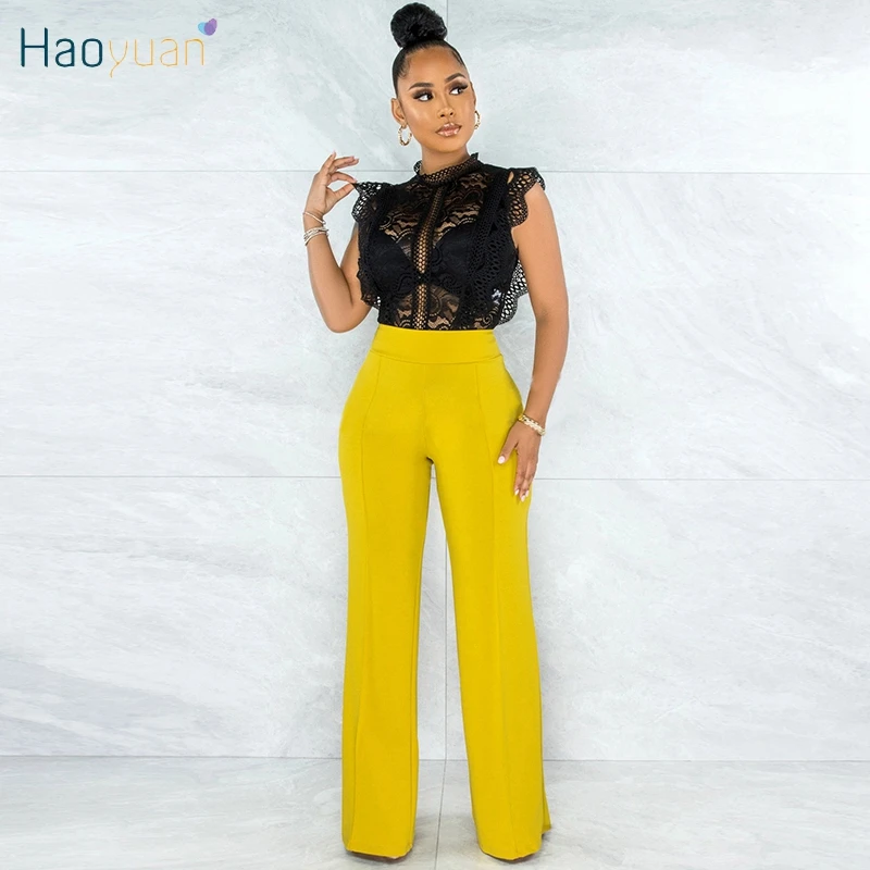 

Повседневные спортивные брюки HAOYUAN, Женская винтажная одежда в стиле Харадзюку, модные штаны на молнии с высокой талией, уличная одежда Y2k, б...