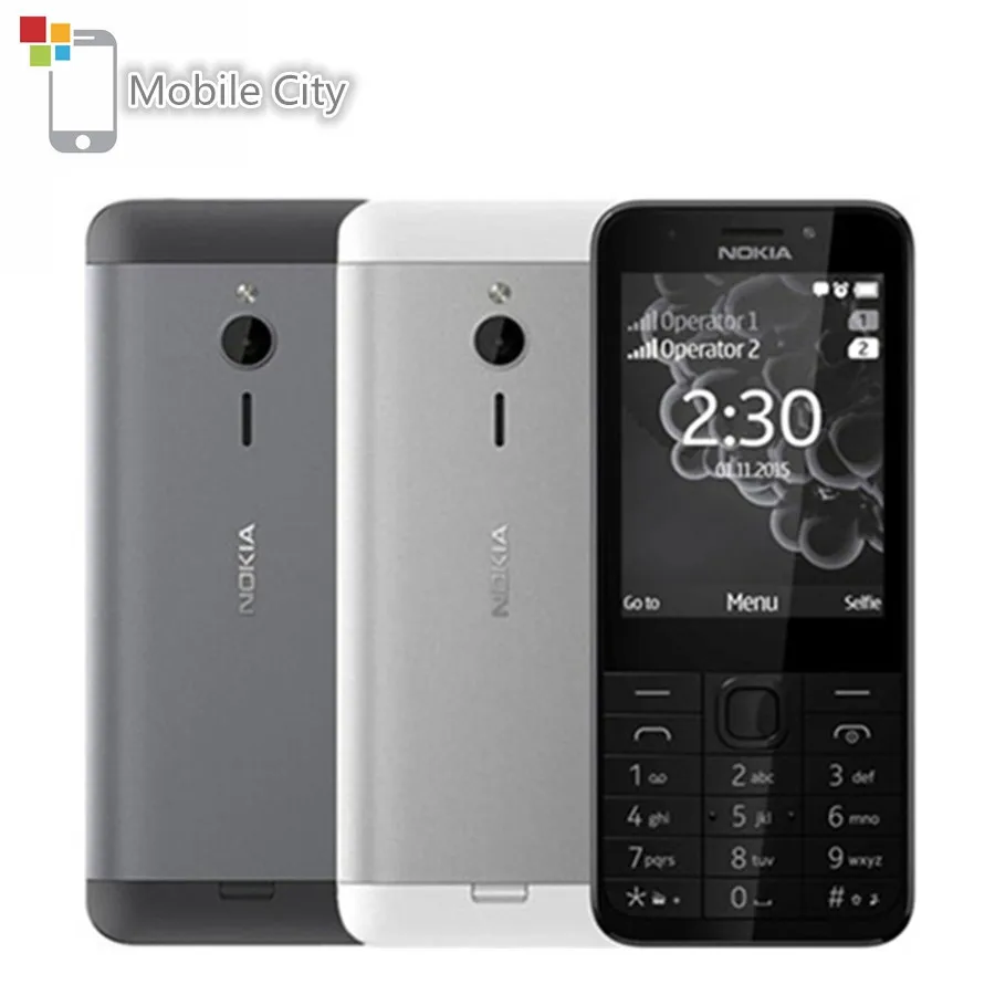 Б/у сотовый телефон NOKIA 230 поддержка двух Sim карт иврит арабский русский языки