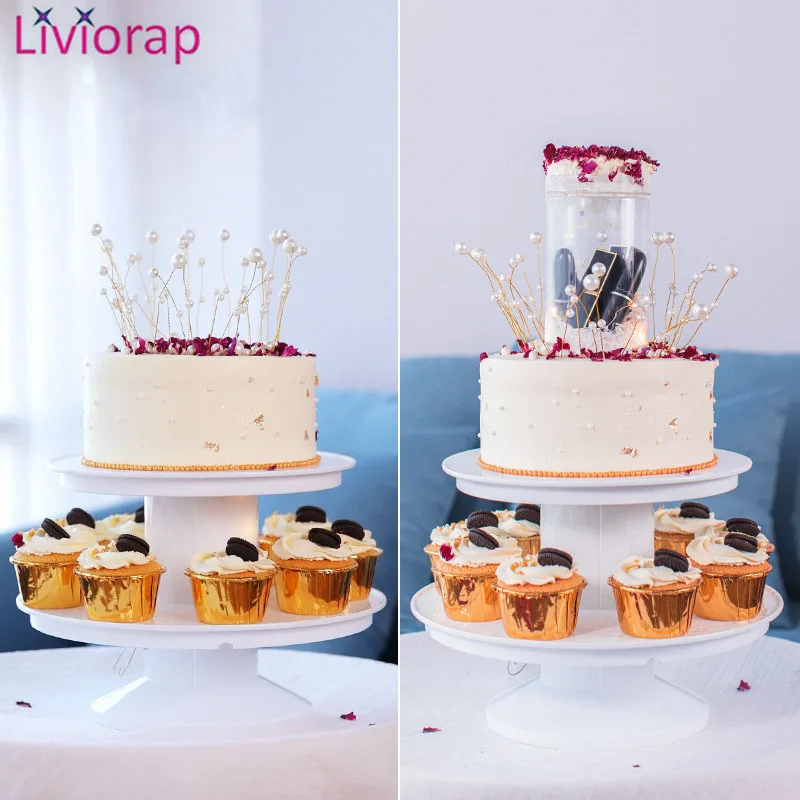 

Liviorap Birthday Party Decoration Kids Cake Topper Wedding Surprise Cupcake Topper Wedding Party Birhtday Gifts Cake Decoration