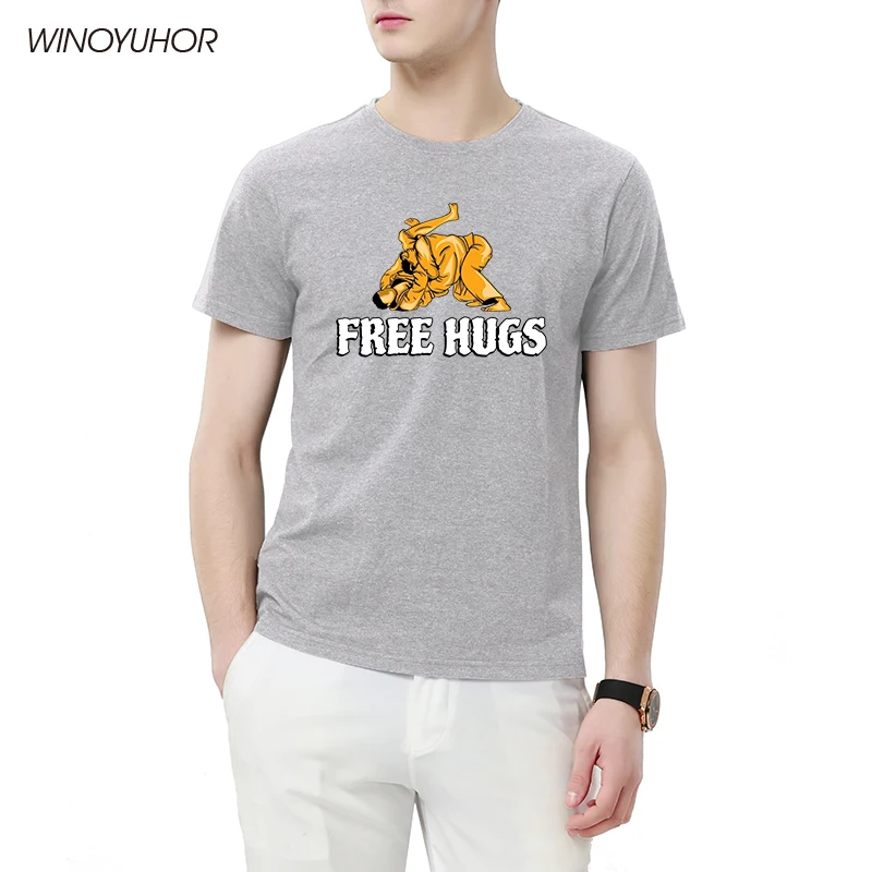 Футболка мужская оверсайз с забавным принтом хлопок дзюдо стиль японского