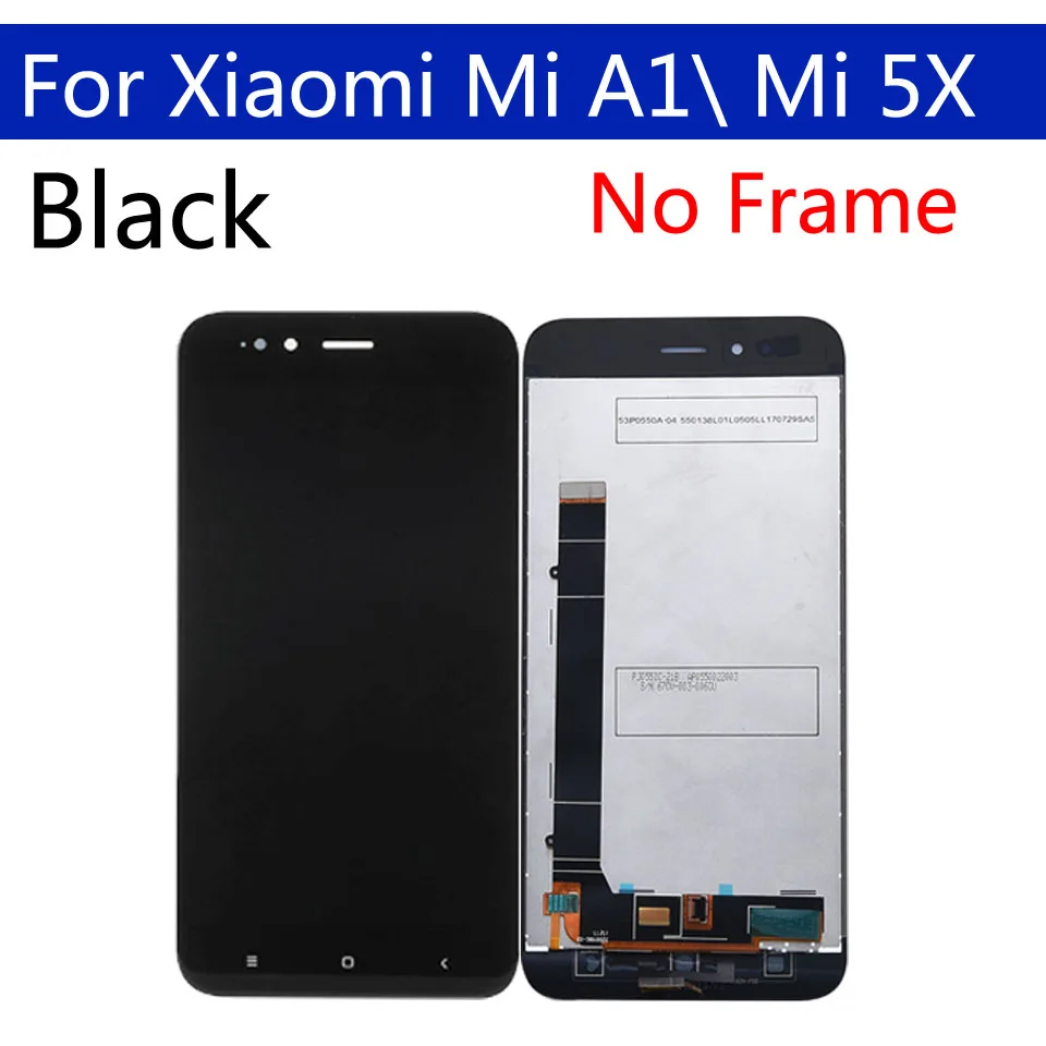 5," дисплей для Xiaomi mi A1 mi 5X ЖК сенсорный экран дигитайзер с рамкой Замена для Xiaomi mi 5X mi A1 сборка