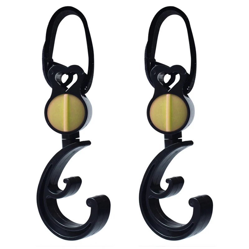 

2Pcs Pram Hook Buggy Clips Universal Baby Carriage Secure Buggy Stroller Pushchair Hooks Clips