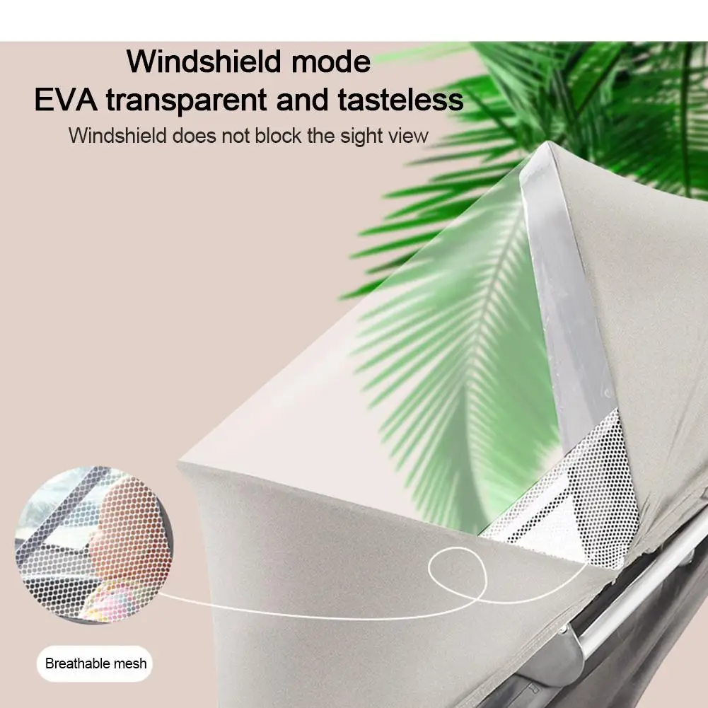 

65*43cm Baby Stroller Windshield Cover Sunshade Breathable Warm Winter Wind-shelter Cover For Baby