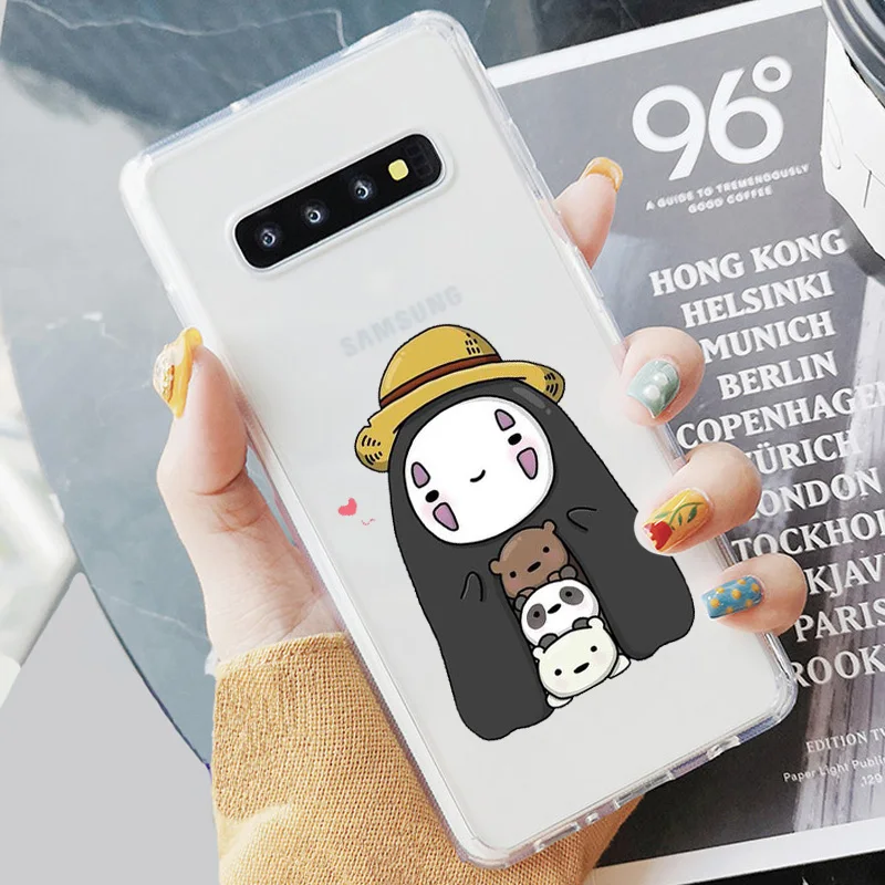 Мягкий прозрачный чехол из ТПУ для телефона Samsung S6 S7 Edeg S8 S9 Plus S10 + S10E Lite A50 A30 A10 |