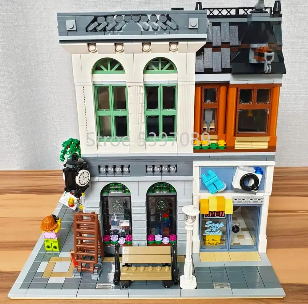 Строительные блоки игрушки 15001 2413 шт. совместимые с Legoings кирпич банк СОЗДАТЕЛЬ