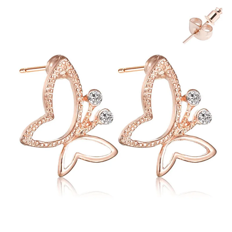 FN bowknot stud earrings Jewelry with gold star crystal for Women 2019 pearl geometric jewelry ol style party | Украшения и