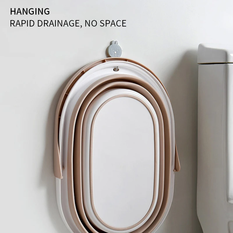 Складное пластиковое ведро для швабры моющее кемпинга с ручкой складная Швабра