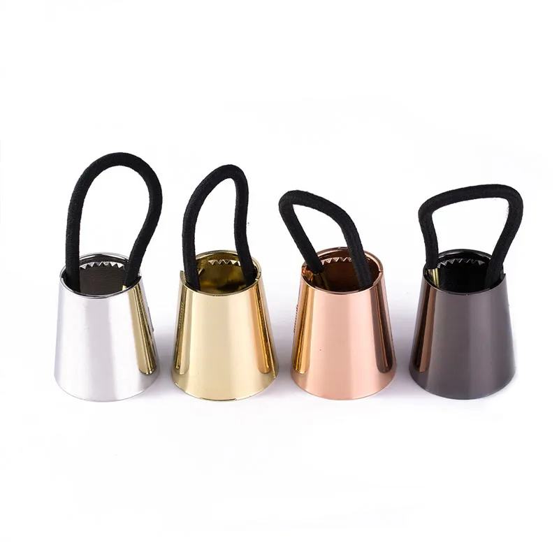 

2022 Fashion Mirror Cone Horn Horsetail Buckle Claw For Girls Hair Clips Hair Rope Girls Magic Bun Ponytail Wild Accessory