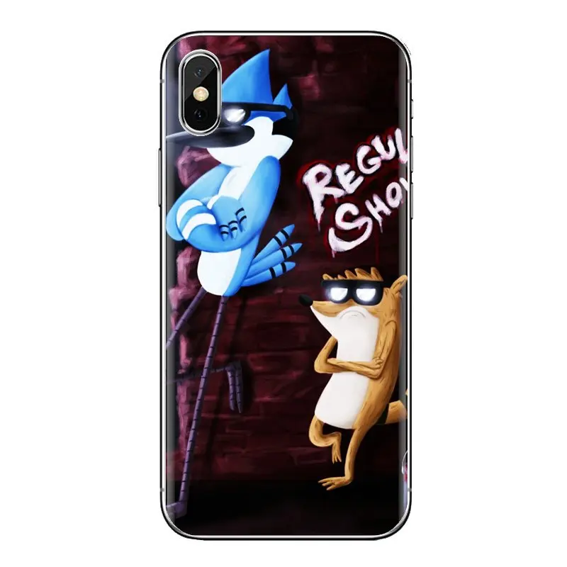 Обычное шоу Ригби Blue Jay енота ТПУ чехлы накладки для Oneplus 3t 5T 6T Nokia детей возрастом 2