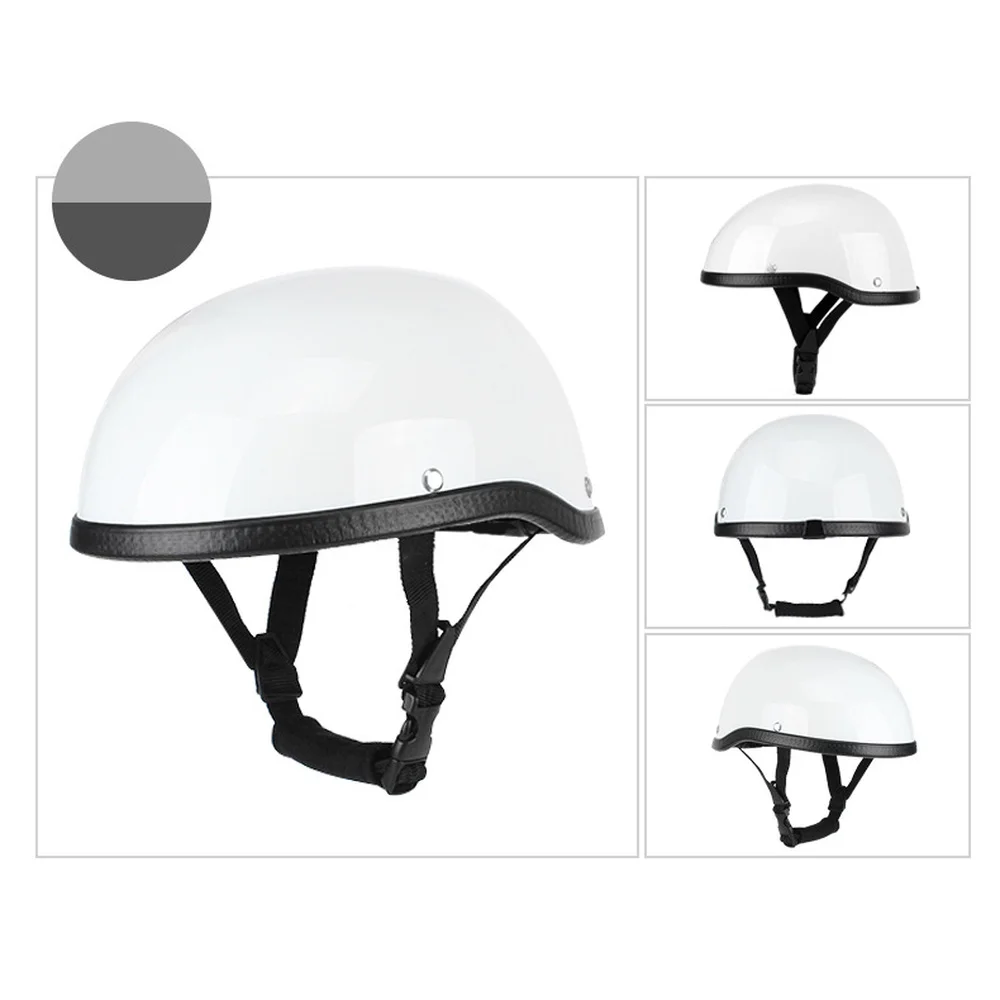 Винтажный мотоциклетный шлем на половину лица винтажный в стиле ретро немецкий