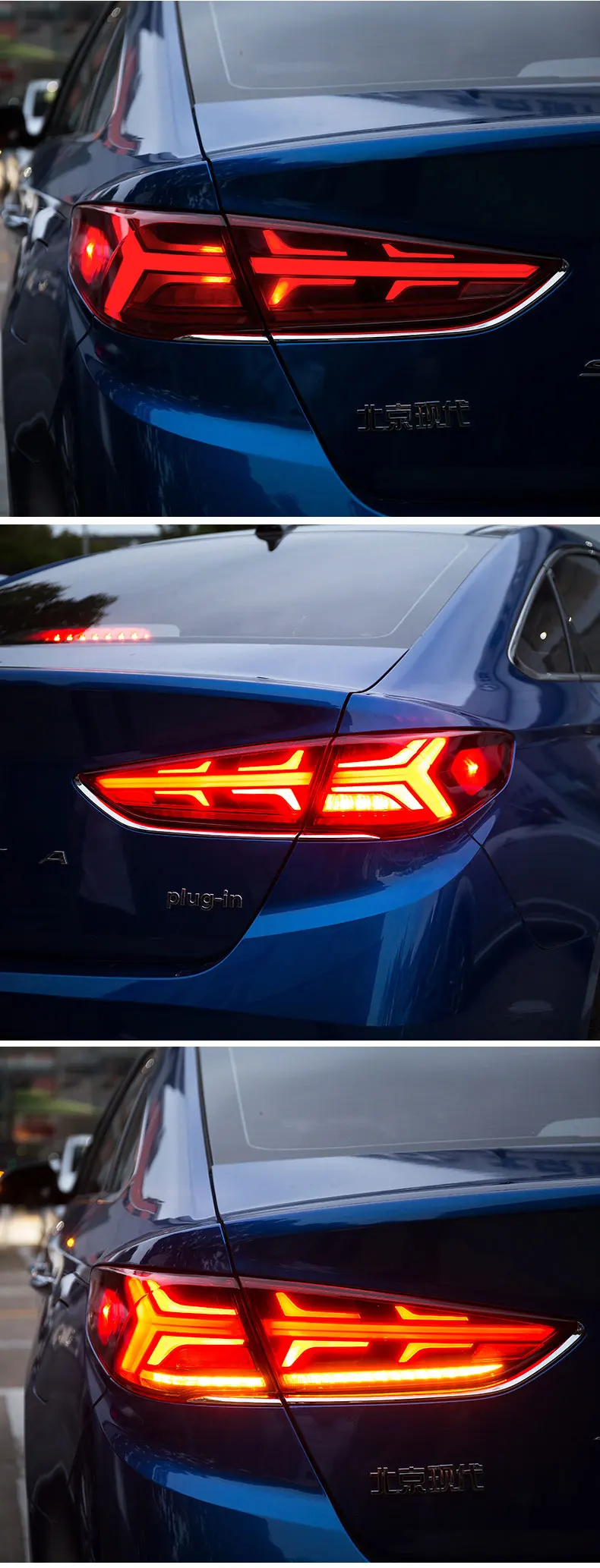 Автомобильный Стайлинг задние фонари фонарь чехол для hyundai Sonata 9 задних сигнальных огней, светодиодный Sonata фонарь задний светодиодный дневные ходовые огни