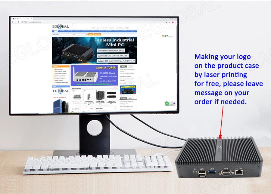 Процессор EGlobal fanless Pfsense, мини-ПК Linux J1900 4 ядра Nano Itx 4* Intel WGI211AT Gigabit RJ45 сетевой брандмауэр маршрутизатор сервер безопасности