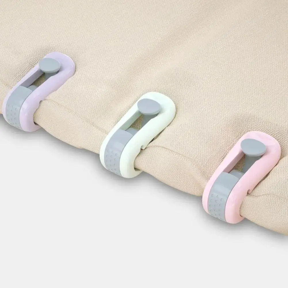 6 шт./компл. нескользящий зажим для листов кровати покрывало полотенце одеяло