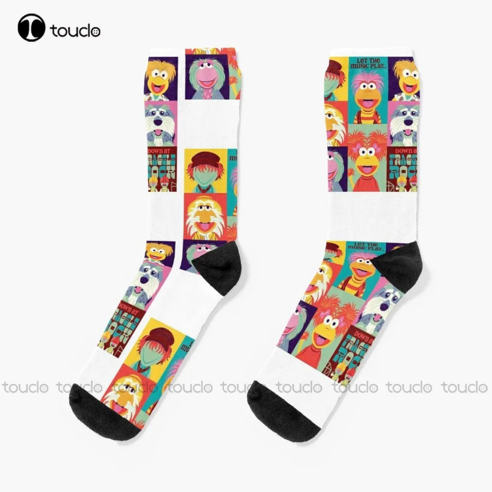 

Fraggles Children S Television Retro 80S Socks Girl Socks Personalized Custom Unisex Adult Teen Youth Socks 360° Digital Print
