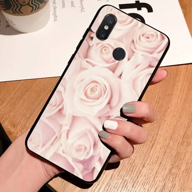 

Phone Case For Xiaomi Redmi 7 8 9t a3 9se k20 mi8 max3 lite 9 note 9s 10 pro Flower pattern rose daisy