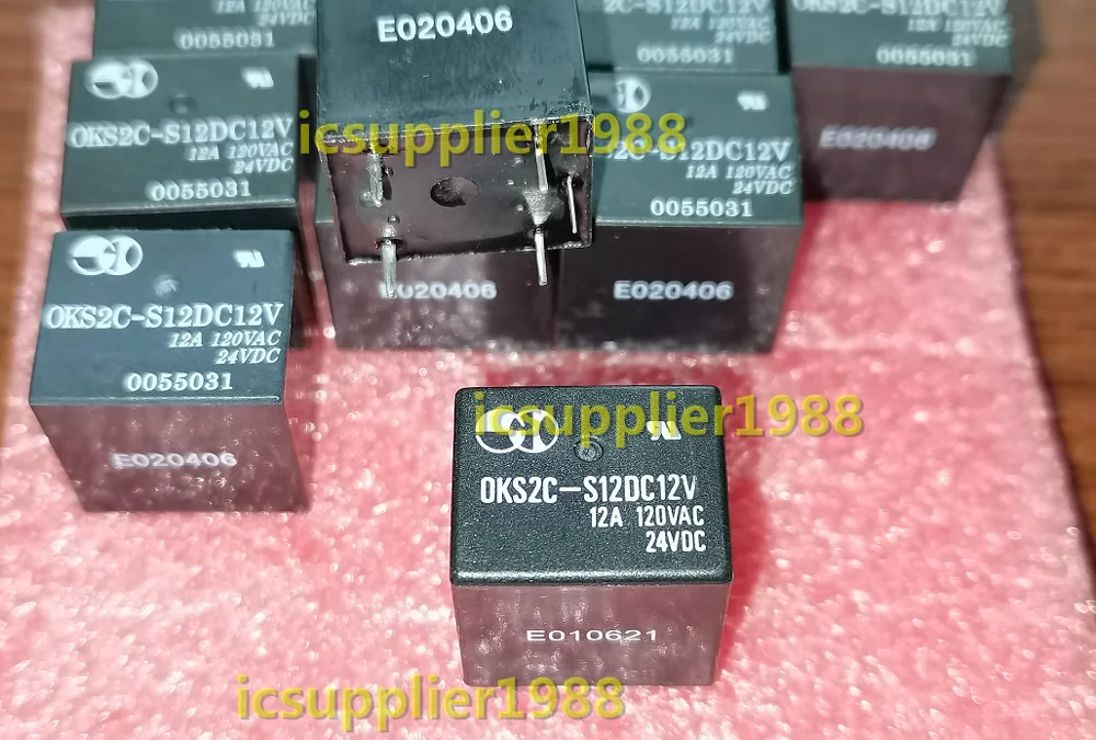 OKS2C S12DC12V S12 12В 12А 120В переменного тока 24В постоянного реле 5Pin 5 футовый один