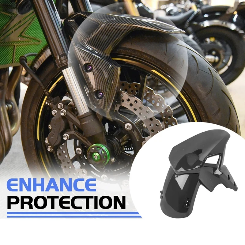 

Motorcycle Unpainted Front Tire Fender Mudguard Splash Guard Cover for Kawasaki Z900 2017 2018 2019 2020 2021
