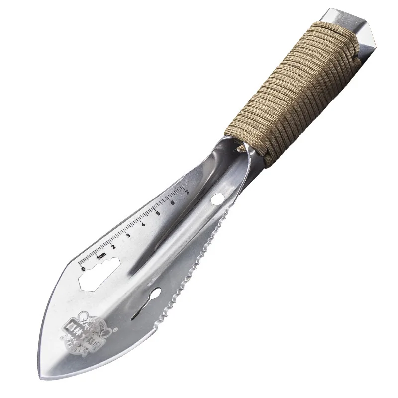 

Multifunctional Stainless Steel Garden Shovel Outdoor Mini Trowel Camping Gardening Farming Sharp Shovel Head