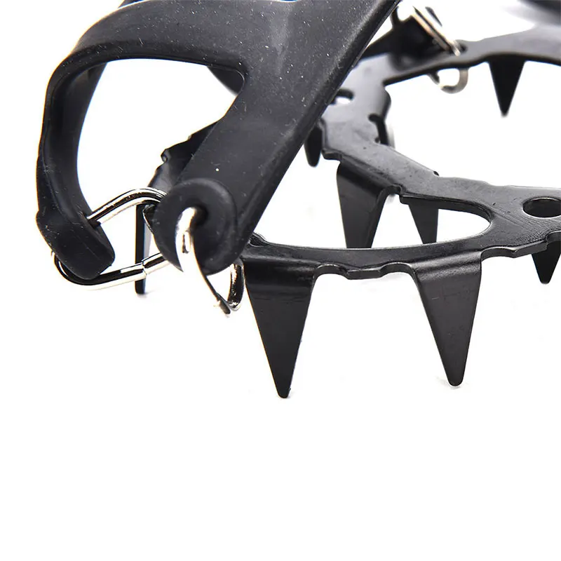 Crampons походные зимние спортивные товары для кемпинга нескользящая обувь покрытие ледяной антискользящий прочный 18 гвоздей Z Снежная усиленная сталь