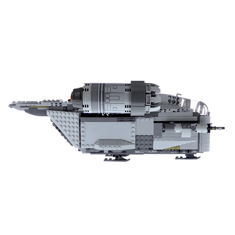 

MOC Bricks Star Razor Fighter Crest Spaceship Compatible 75292 1023PCS 5 Figures Space Ship Building Blocks Gifts Toys for Boys