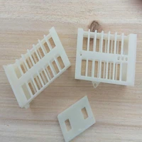 20pcs48 28 15 mm removable bee cage beekeeping equipment beekeeping supplies of high quality white plastic bee queen cage