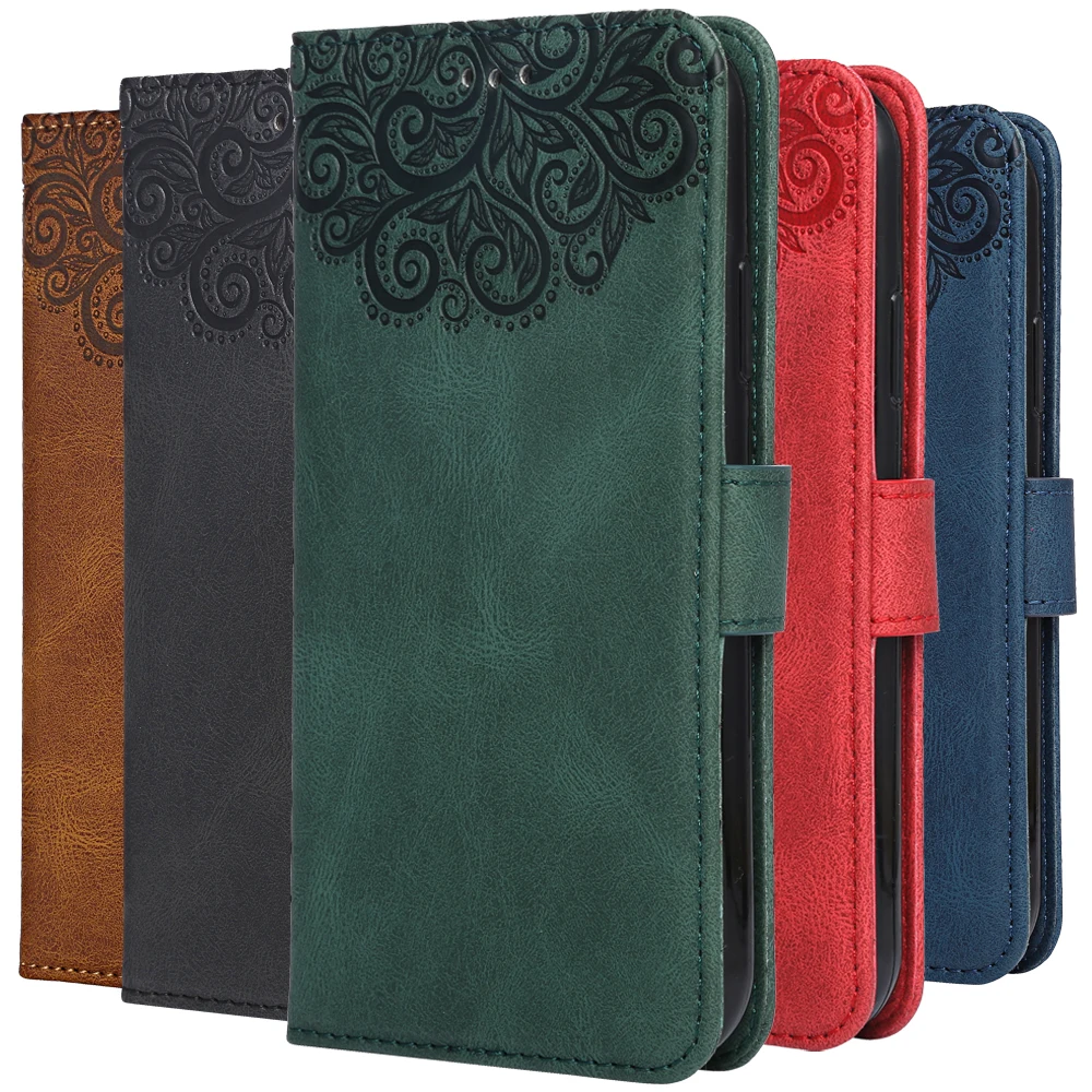 

Folio Flower Luxury Leather Case for Xiaomi Redmi Note 7S M1901F71 6.3'' Wallet Flip Case for Redmi Note 7S Cover