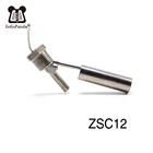 Бесплатная доставка, 1 шт., ZSC12, датчик уровня жидкости, поплавковый выключатель с боковым креплением, безопасная нержавеющая сталь, до 220 В