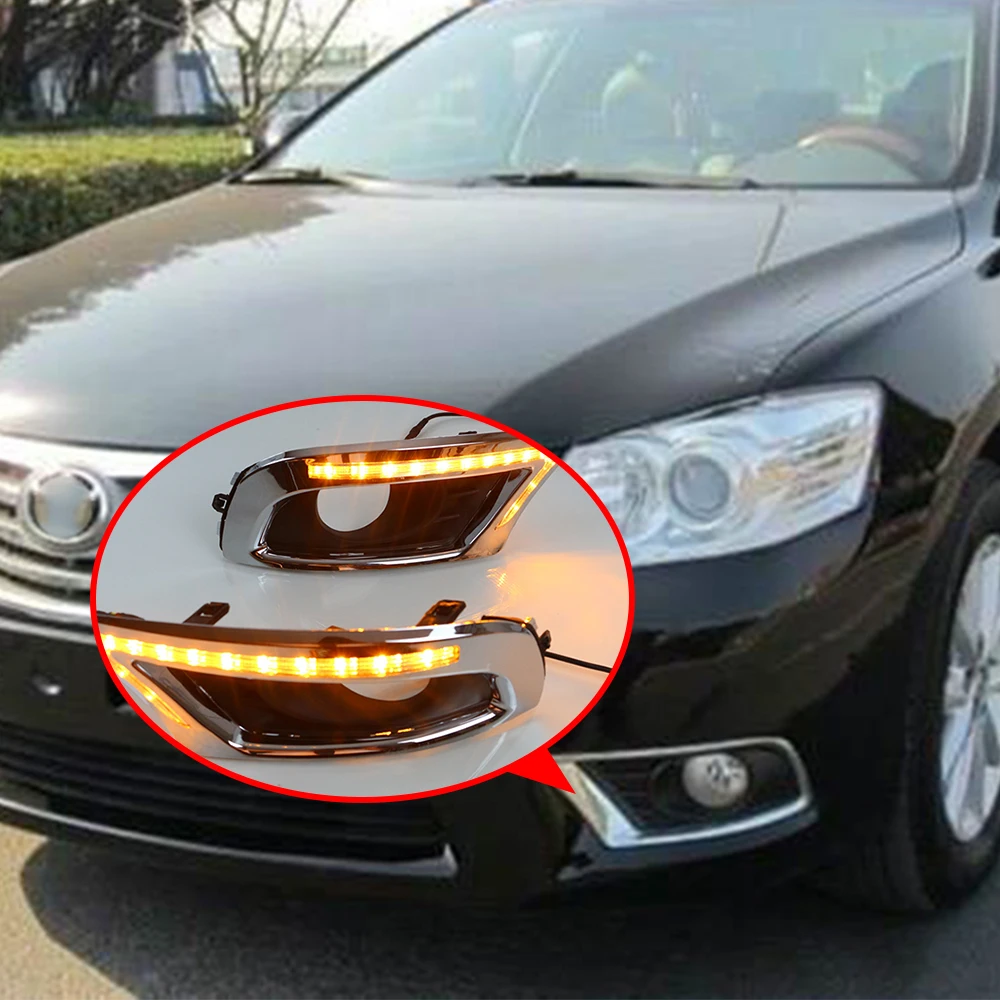 1 пара Автомобильные светодиодные дневные ходовые огни для Toyota Camry 2009 2010 2011|daytime