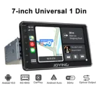 Универсальный автомобильный радиоприемник, 7 дюймов, 1DIN, Android 10,0, 4 Гб + 64 ГБ, Carplay BT 5,1, GPS, Wi-Fi, Bluetooth, FM, автомобильный аудиоплеер, стерео, bmw
