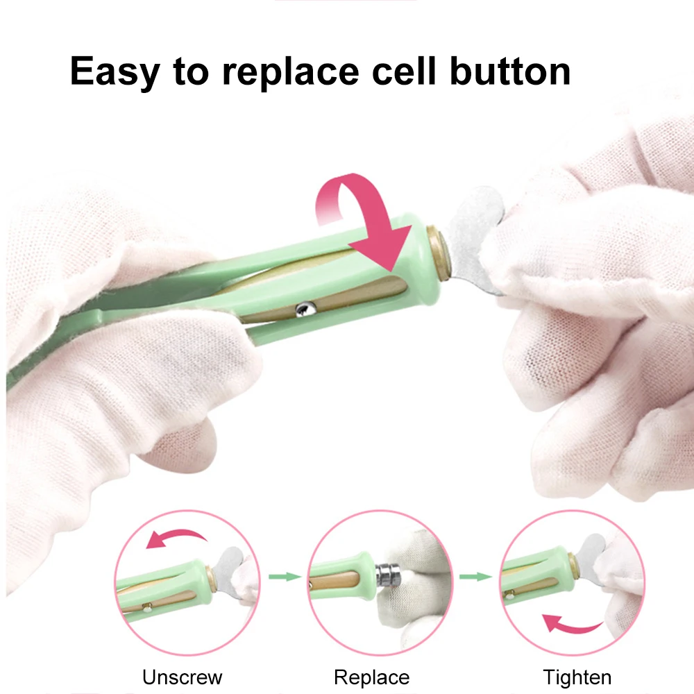 Светодиодный светильник для чистки ушей Перезаряжаемый USB зажим удаления воска