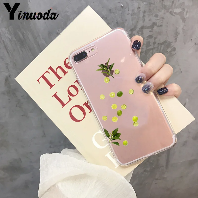 Yinuoda кокосовый лимон фрукты Забавный чехол для телефона Apple iPhone 8 7 6 6S Plus X XS max 5 5S SE XR чехол