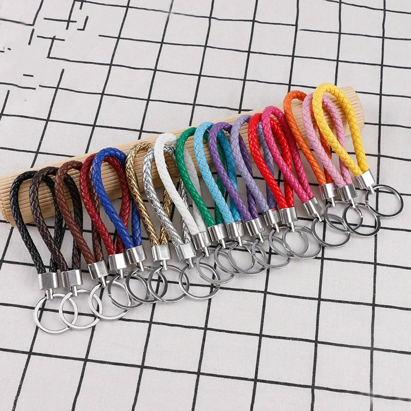 

76 Color Keychain High Quality DIY Accessories Key Pendant 100PCS Key Ring Wholesale